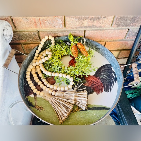 *Let’s Watch A Chick Flick Galvanized Metal Farmhouse Tray - Picture 9 of 16